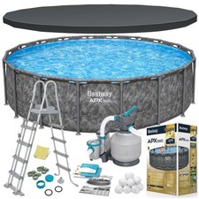 APX365  Winterfestes Frame Pool Komplett-Set ...