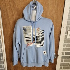 Puma Mens BMW M Series Motorsport Hoodie Blue Pullover Size Medium