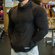 2024 New Man Long Sleeve Men'S Fashion Jogging Casual Training Clothes Loose Gym