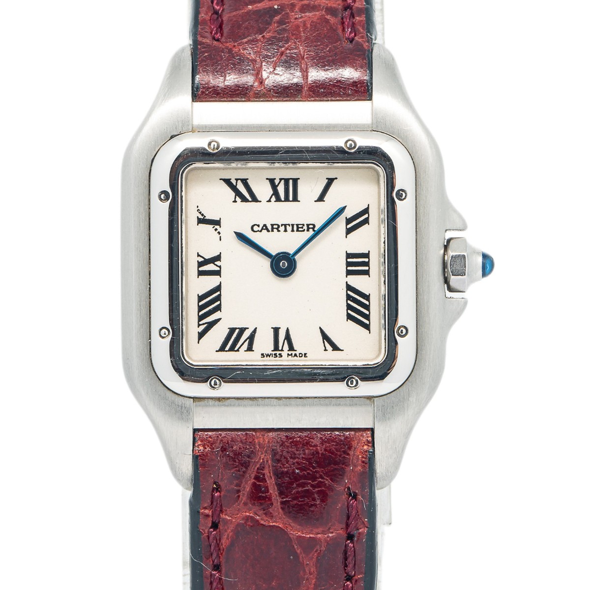 Cartier Panthere 1320/W25033P5 SS Square White Dial Auto Lady's