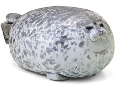 MerryXD Chubby Blob Seal Pillow,Stuffed Cotton Plush Animal Toy, Small - 13 Inch