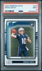 2024 Panini Donruss Optic - Rated Rookie Drake Maye #229 (RC) PSA Mint 9
