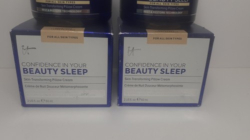 IT Cosmetics Confidence in your Beauty Sleep Night Cream 2 oz New in Box 2 Count - Picture 3 of 5