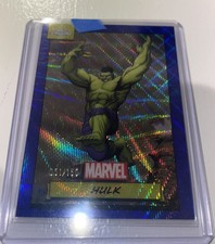 2024 Topps Chrome Marvel Hulk #/150 Blue Wave Refractor Marvel Chrome 1stEdition