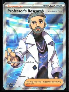 Professor's Research (Professor Turo) 241/198 Scarlet & Violet Base Set Full Art Ultra Rare