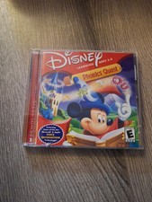 Disney Scholastic Phonics Quest Age 5-8 Windows Mac Interactive Learning CD