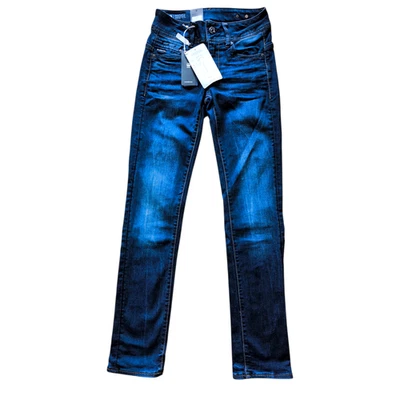 G-STAR Jeans Damen MIDGE Straight Fit Gr W26/L30 Shape Fit Dunkelblau NEU - Bild 1 von 4