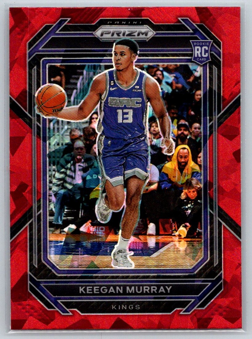2022-23 Panini Prizm #245 Keegan Murray Prizms Red Ice