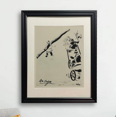 Marc Chagall Hand-Signed Original Print With COA and +$3,500 USD Appraisal