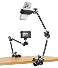 22" Magic Arm w Super Clamp Desk Clamp - 1kg Load Articulating CO78