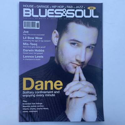 BLUES & SOUL Magazine-Issue # 836 - DANE / JOE / MIS-TEEQ / LIL BOW WOW