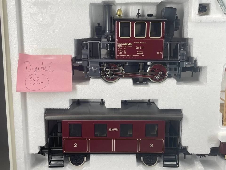 Spur 1 MÄRKLIN MAXI DELTA Jubiläumszug mit Glaskasten 54103 OVP / 5 H 657 - Bild 2 von 4