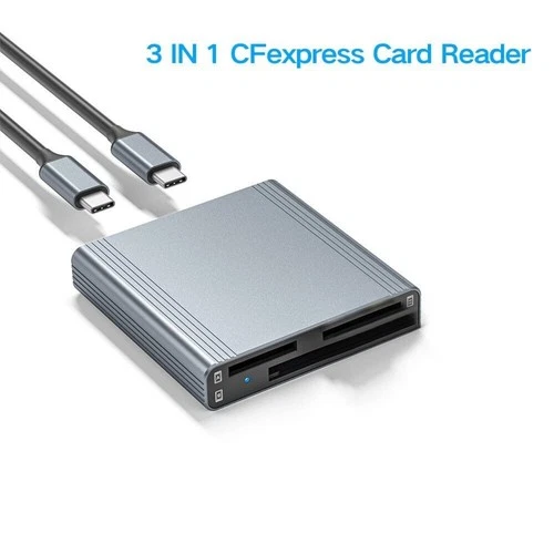 Professional Card Reader for CFexpress Type B /Type A /SD/Memory Card Transfer S