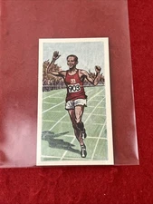 1959 Comet Sweets “Olympic Achievements” MARATHON 1952 - EMIL ZATOPEK Tob Cd #32