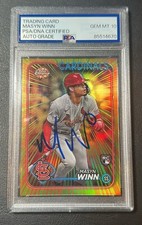 2024 Topps Chrome Masyn Winn Radiating Rookies PSA 10 Auto RR-9 Cardinals RC