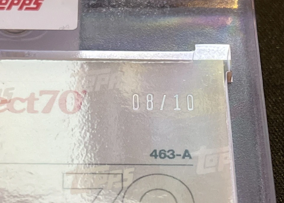 Tarjeta Topps Project 70 Deion Sanders Auto 8/10 Arte por Snoop Dogg #463-A Foto 3 de 3