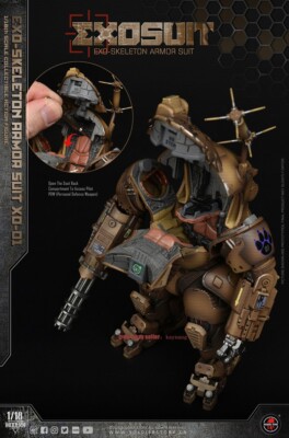 SoldierStory SSE001 1/18 EXO Skeleton Armor Suit XO-01 Action