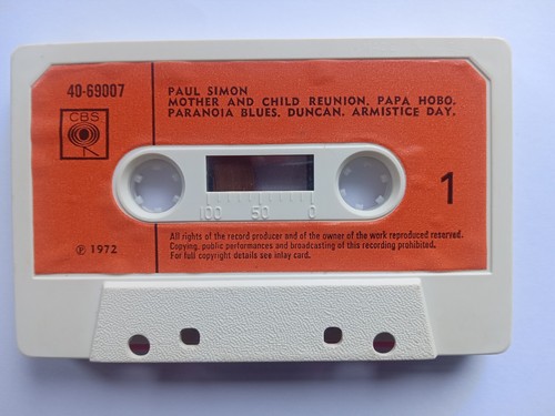 Paul Simon – Paul Simon Daypak 1972 CBS Cassette Tape MC ( Complete ) - Picture 5 of 10