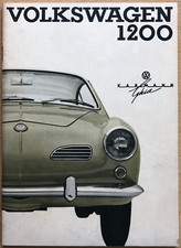 Betriebsanleitung Volkswagen VW Karmann Ghia 1200 Coupe Cabriolet, 1964, selten