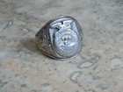 VINTAGE 60s FFA BALFOUR STERLING RING SIZE 10 1/2 APPROX. 17 GRAMS