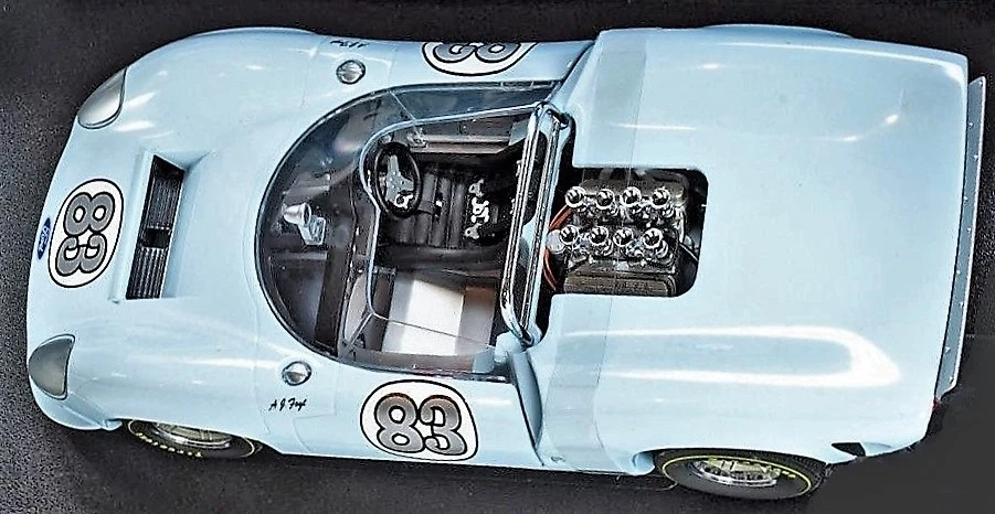 Race Car Racing24Le Mans Racer1:18 GT Classic Hot Rod 12 Promo Carousel BLUE - Image 4 of 4