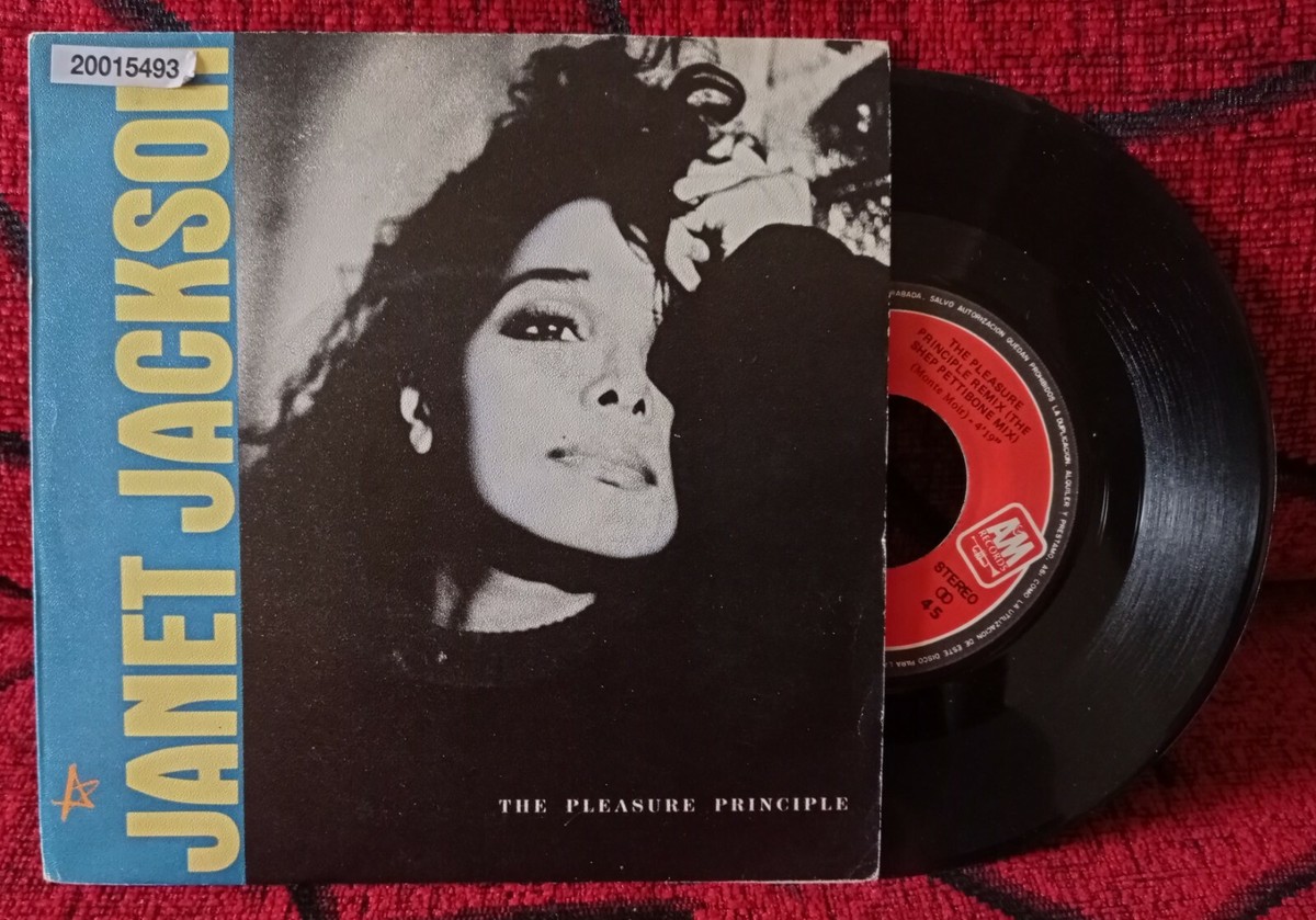 JANET JACKSON ** The Pleasure Principle ** ORIGINAL 1987 Spain 7