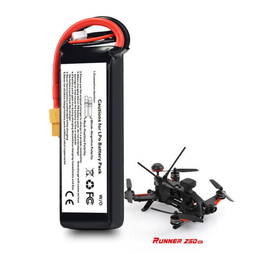 11.1V 2200Mah Lipo Battery T /XT60 plug for Walkera Runner 250 250-Z-26 RC plane - Picture 6 of 9