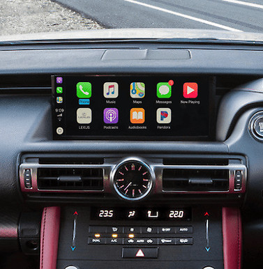 LEXUS RC SERIE 2015-19 KABELLOS APPLE CARPLAY KABELGEBUNDEN ANDROID AUTO YOUTUBE