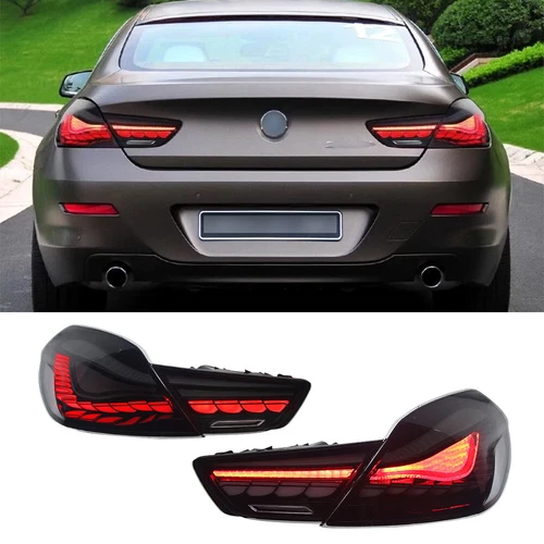 Smoke Black LED Tail Light Dynamic Signal For BMW 6 Series F06 F12 F13 2010-2017 - Picture 4 of 15