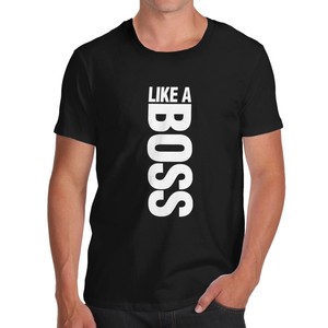 boss print t shirt