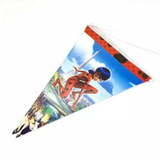 Miraculous Ladybug Themed Banner Bunting Children's Birthday Party - UK Seller