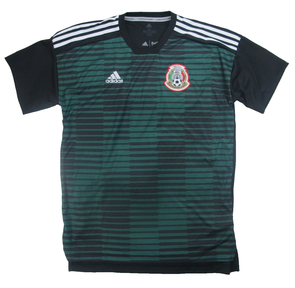 Adidas Parley for the Oceans Climalite Men's Mexico Futbol Soccer Jersey Sz M