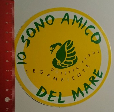 Aufkleber/Sticker: 10 sonno Amico del mare Goletta Verde Legambiente (22071622)