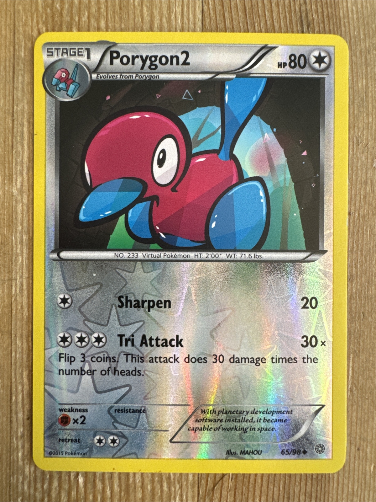 Pokémon TCG Porygon2 Ancient Origins 65/98 Reverse Holo Uncommon LP