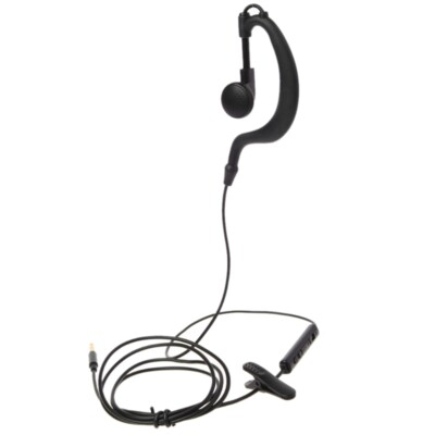 Jack Single In-Ear Headset Only Mono Headphone With Mic For