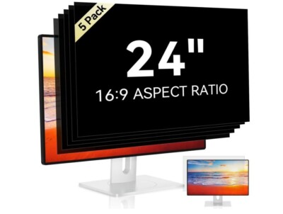 Anti-Glare Screen Protector Privacy 24'' Desktop (16:9) 20.94''Lx11.77''W (10TOTAL)