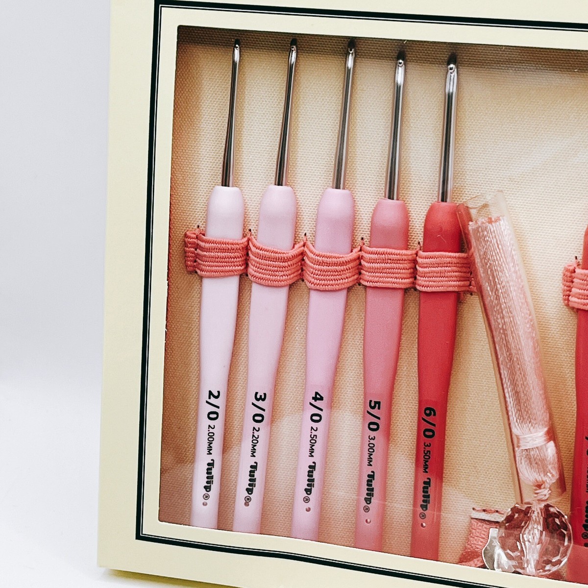 Tulip ETIMO ROSE Crochet hook with grips needle Set TER-001