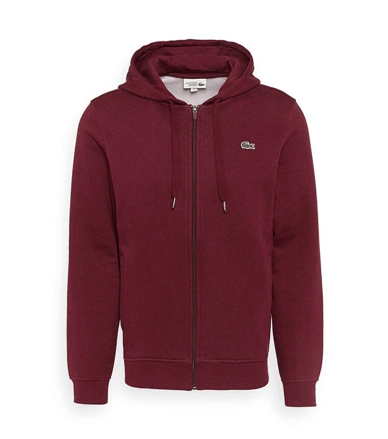 Burgundy lacoste hoodie hotsell