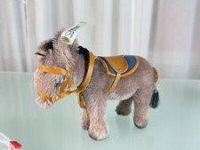 Steiff Animal 0126/20 Donkey 14 x 19 cm Excellent Condition