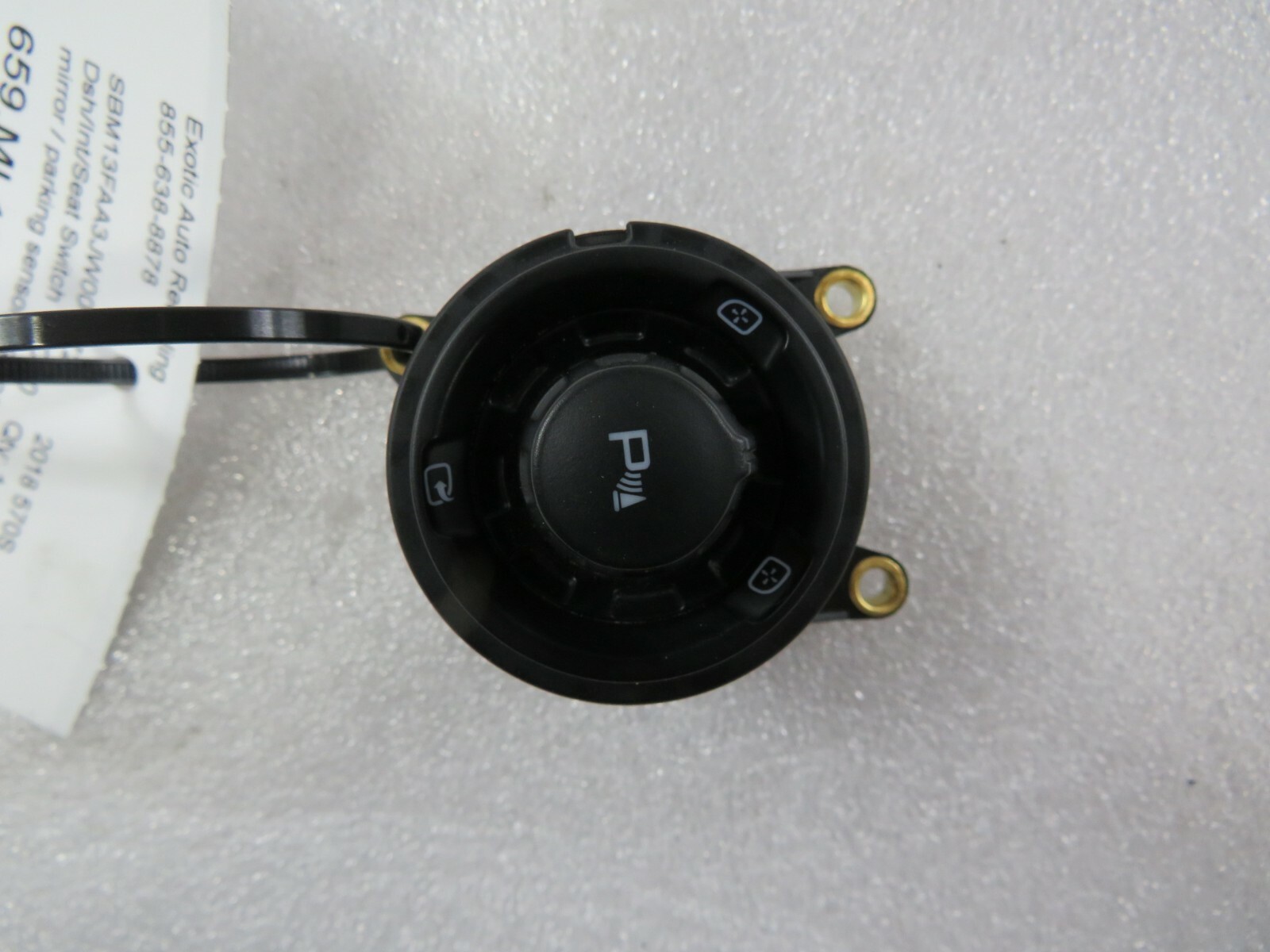 McLaren 570S, Mirror Parking Sensor, Used, P/N 13M0833CP