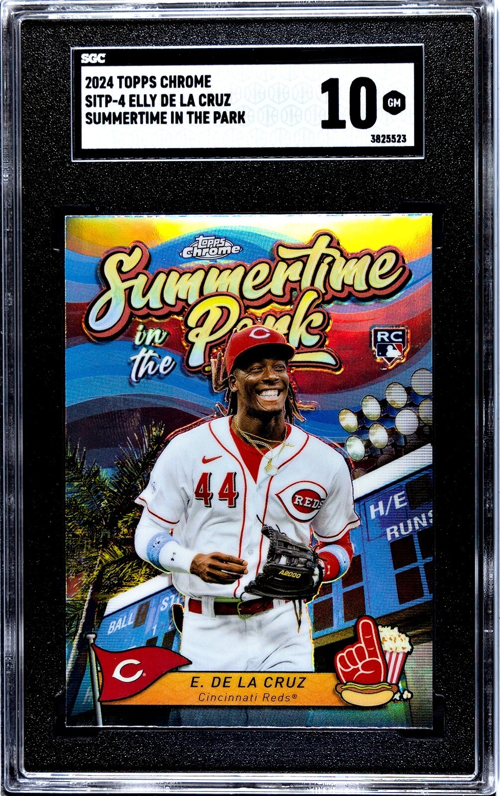 Elly De La Cruz (RC) 2024 Topps Chrome #SITP-4 Summertime in the Park - SGC10