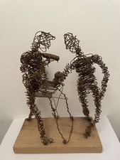 Sculpture Fil de Fer Artiste XXe