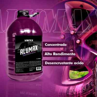 Vonixx Vintex Alumax Concentrate Vehicle Automotive Wheels Aluminum Cleaning 5L