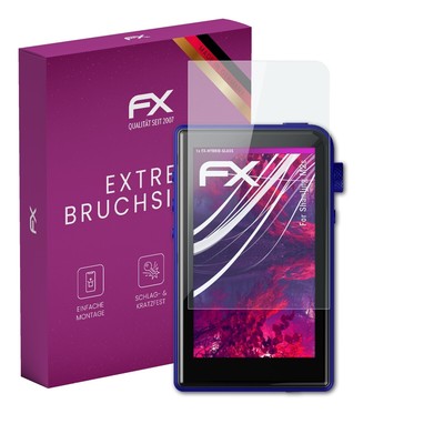 atFoliX Glasfolie für Shanling M2s Displayfolie 9H Schutzpanzer