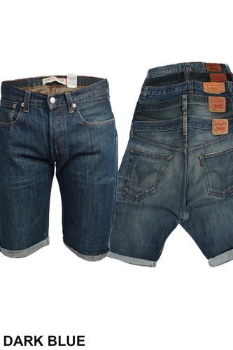 LEVIS HERRENSHORTS LEVI STRAUSS VINTAGE DENIM ABGESCHNITTEN AUFGEROLLT KLASSE B - Bild 6 von 10