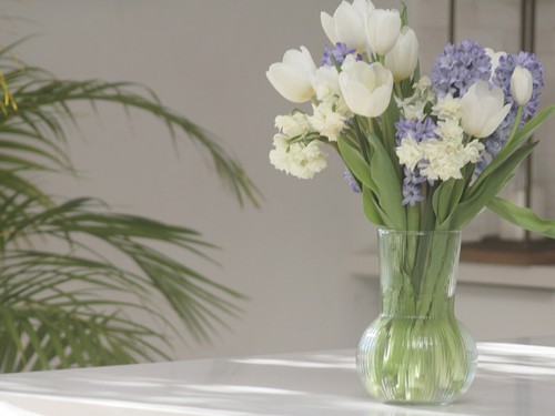 GROSSE BLUME OSTERN ANTIKE FLASCHE GLASVASE HOCHZEITSDEKOR HAUS WEIHNACHTEN - Bild 5 von 7