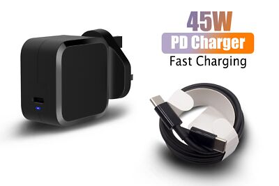 Ersatz für Lenovo 20NL0005US 45W USB-C Typ-C Schnell Schnell Lade Adapter