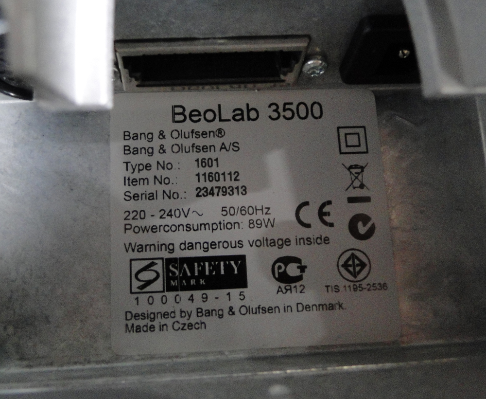beolab 3500 type 1601
