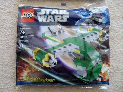 LEGO Star Wars Clone Wars Brickmaster - Bounty Hunter Assault Gunship 20021 New