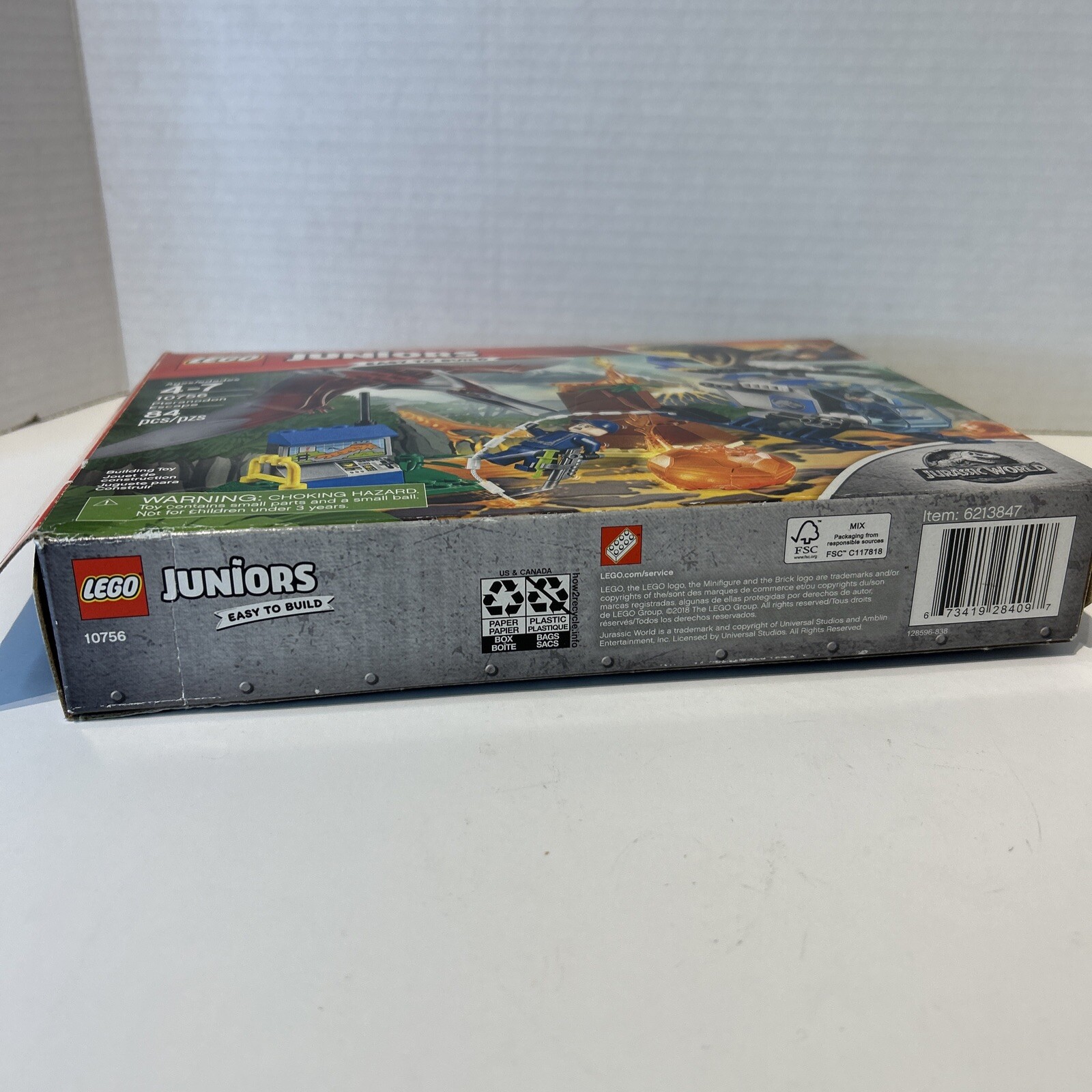 LEGO Juniors 10756 Jurassic World Pteranodon Escape With Manual Open ...